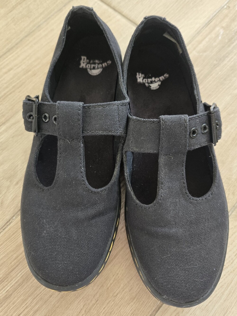 Dr. Martens Woolwich Canvas Maryjanes, 6